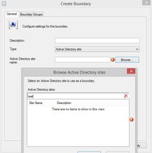 Create Boundary section won't provide multi-domain Active Directory 04