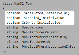 Win32_TPM class in hardware inventory 01
