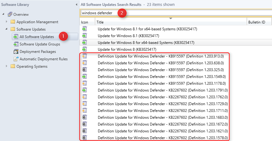 sccm 2012 windows 10 endpoint protection