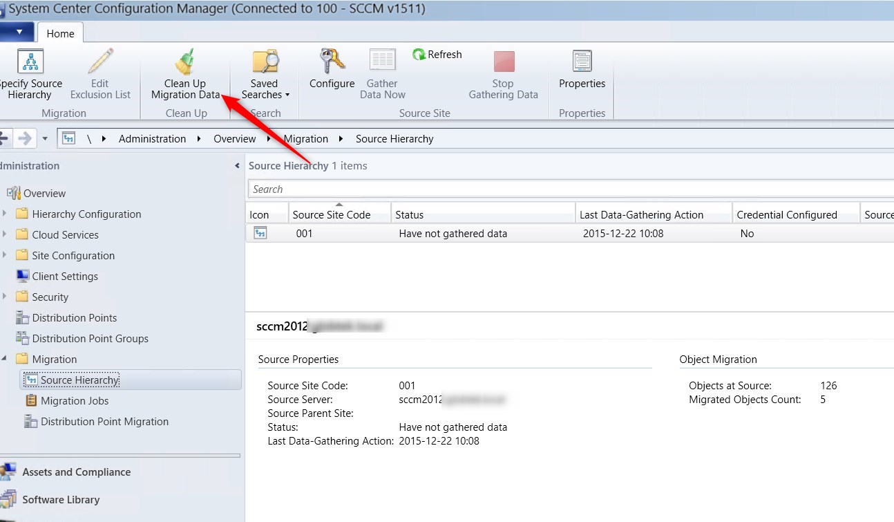 SCCM 1511 Migration