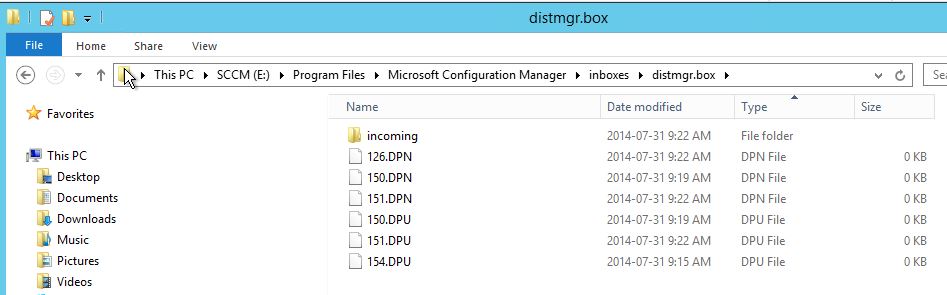 Importing Package Loop during Distribution Point Migration