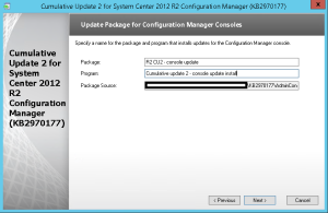 SCCM 2012 r2 CU2 installation guide