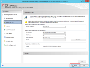 sccm 2012 reporting services