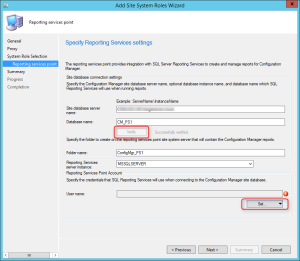 sccm 2012 reporting services