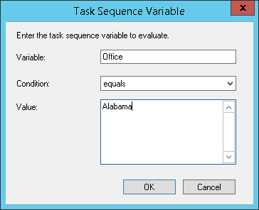 Collection variables Task Sequence