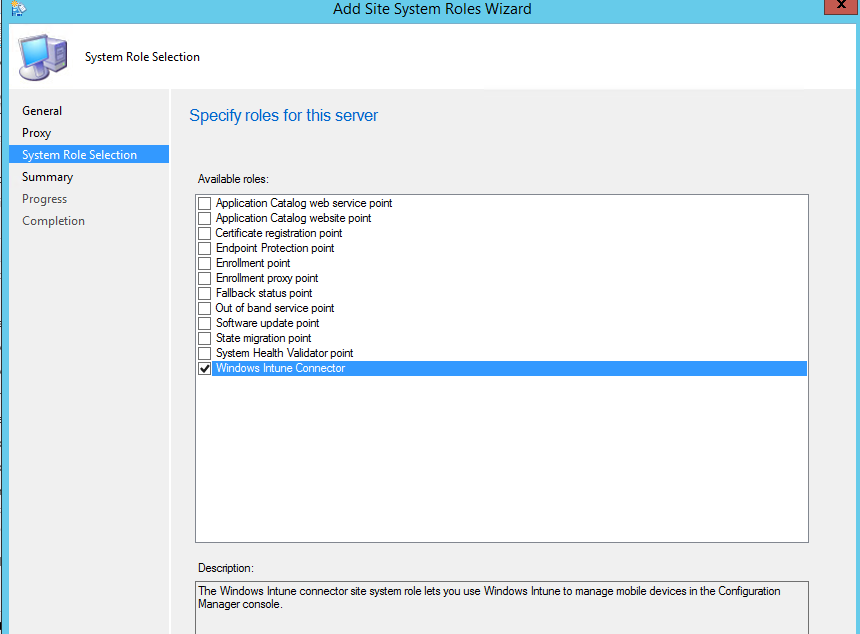 sccm 2012 intune integration