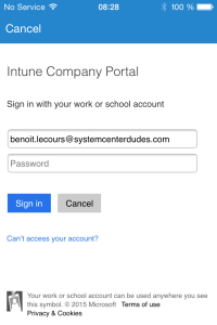 SCCM ios device enrollment