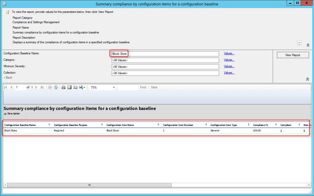 Compliance Settings mobile devices sccm