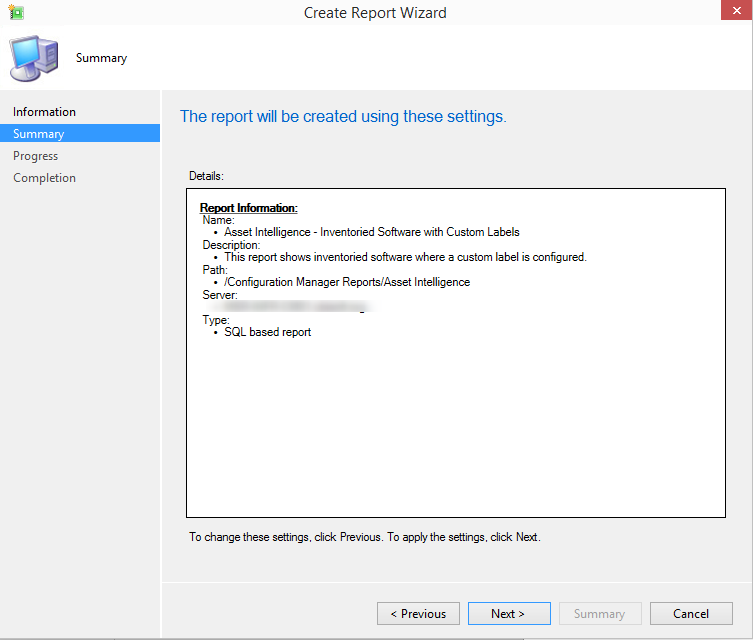 sccm 2012 custom reports