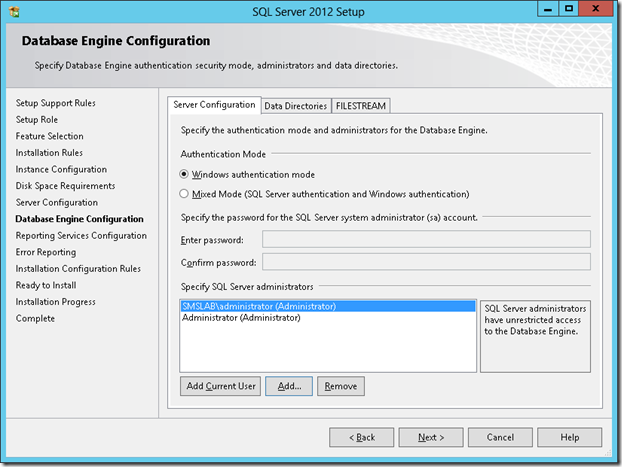 sccm 2012 sql install guide