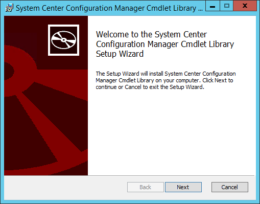 SCCM Cmdlet Library