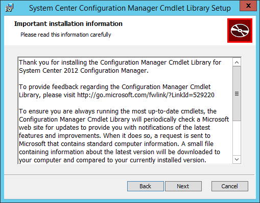 SCCM Cmdlet Library