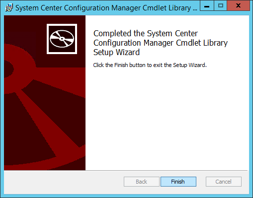 SCCM Cmdlet Library