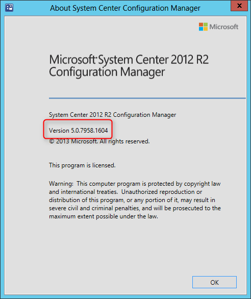 SCCM 2012 R2 CU5 Installation guide