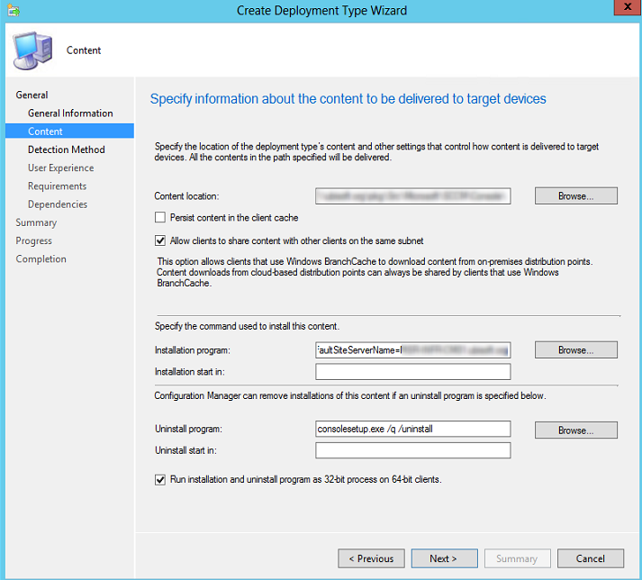 SCCM 2012 Console