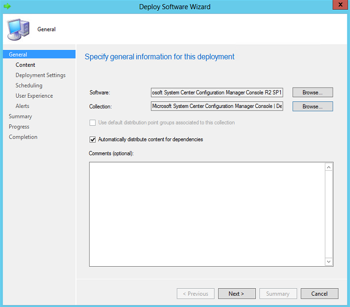 SCCM 2012 Console