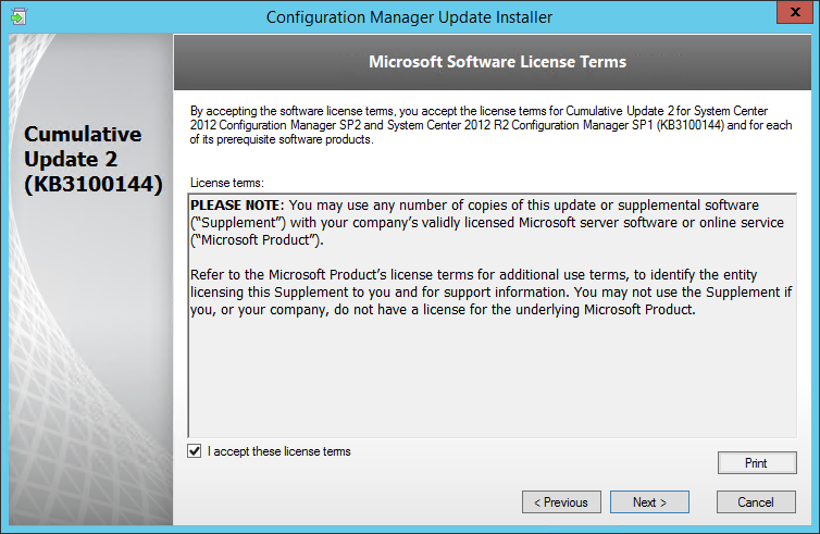 SCCM 2012 R2 SP1 CU2 Installation guide