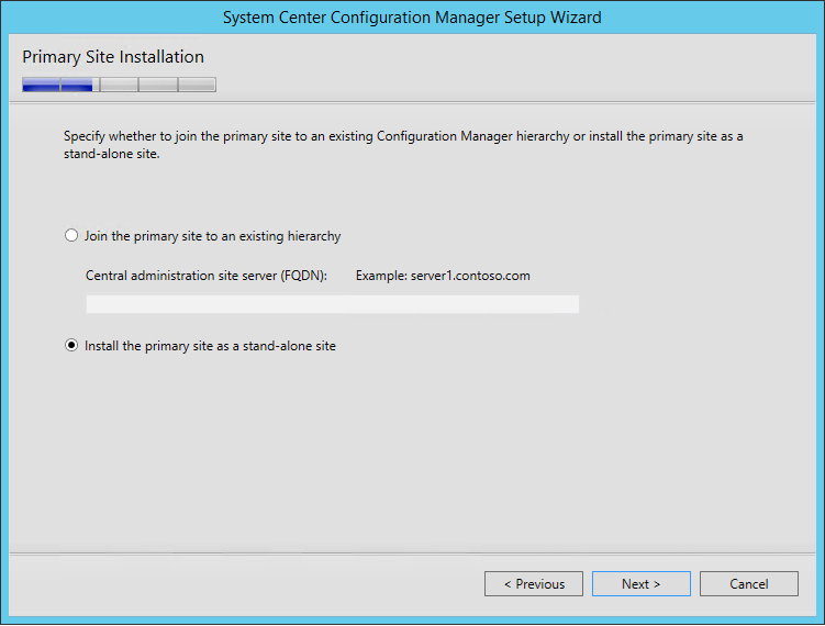 SCCM 1511 installation