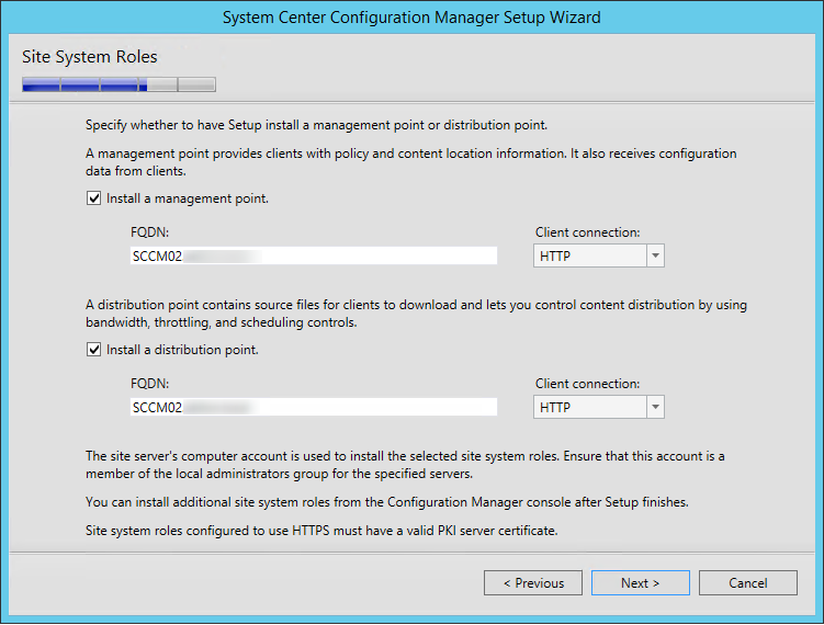 SCCM 1511 installation