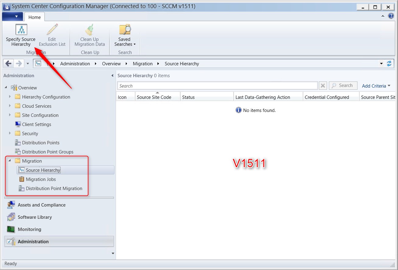 sccm 1511 migration