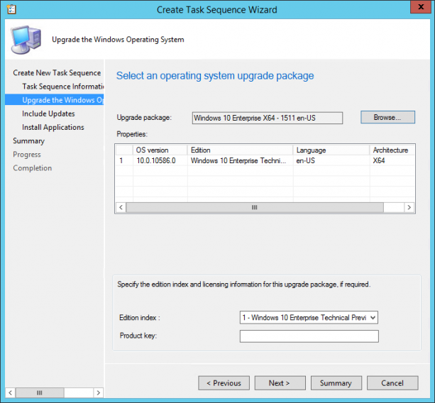 Deploy Windows 7 to Windows 10 with SCCM Task Sequence Upgrade