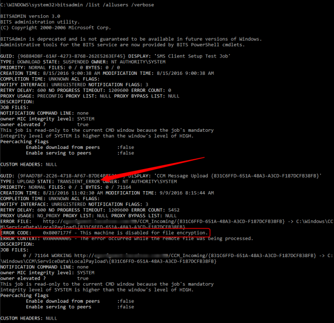 SCCM Hardware Inventory Problem on Windows 10 1607