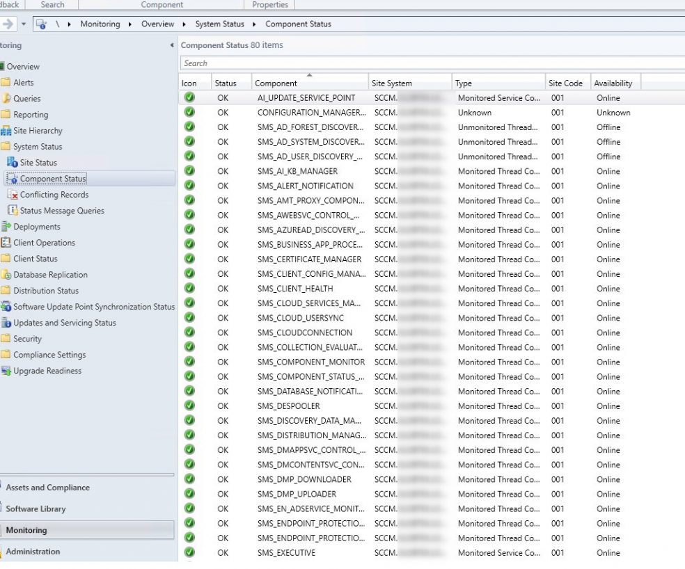 In-place OS upgrade for SCCM site server