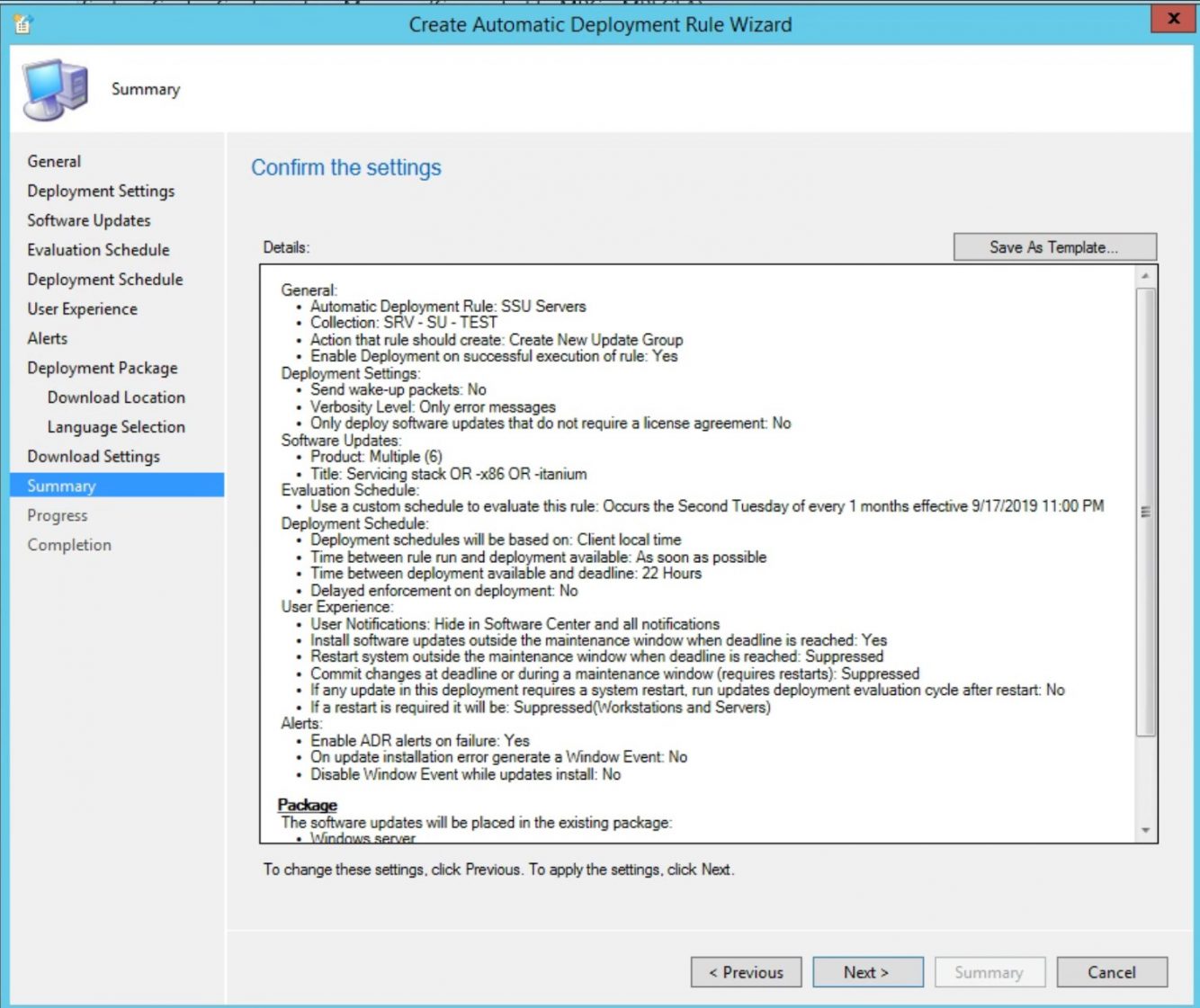 How to manage Servicing Stack updates with SCCM