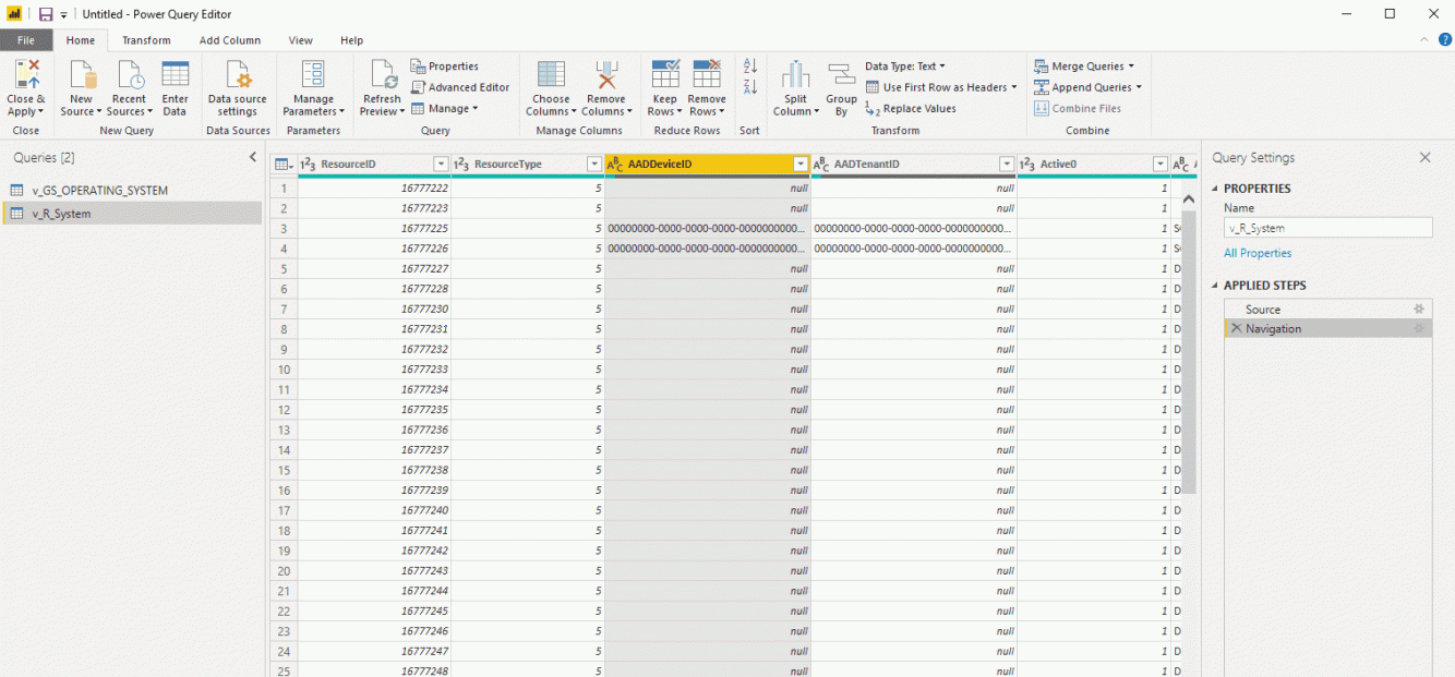 Create your first SCCM Dashboard with Power BI Desktop
