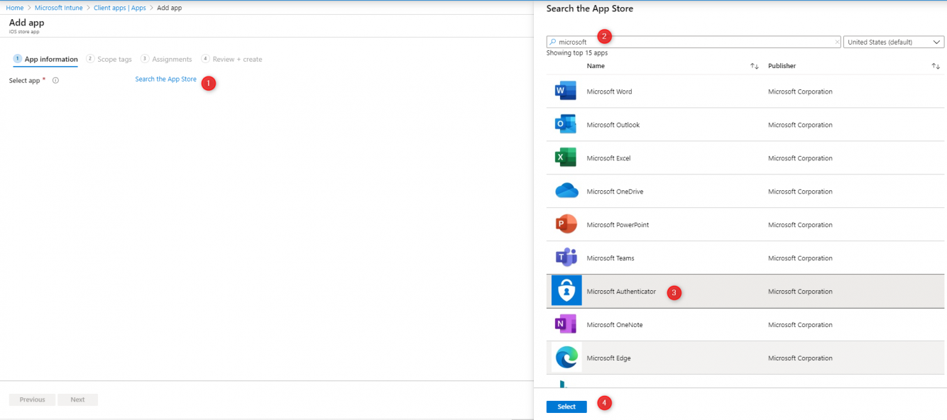 Deploy Microsoft Authenticator app using Microsoft Intune