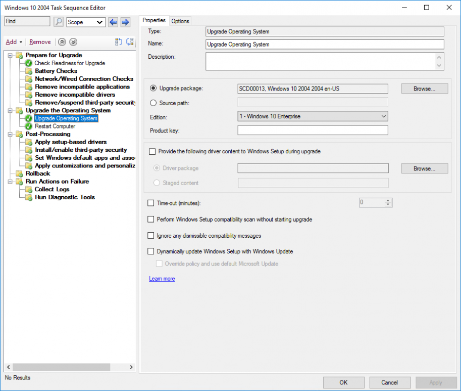 sccm deploy windows 10 21h2