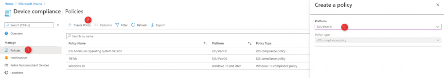 Block TikTok using Intune device compliance policy and Conditional ...