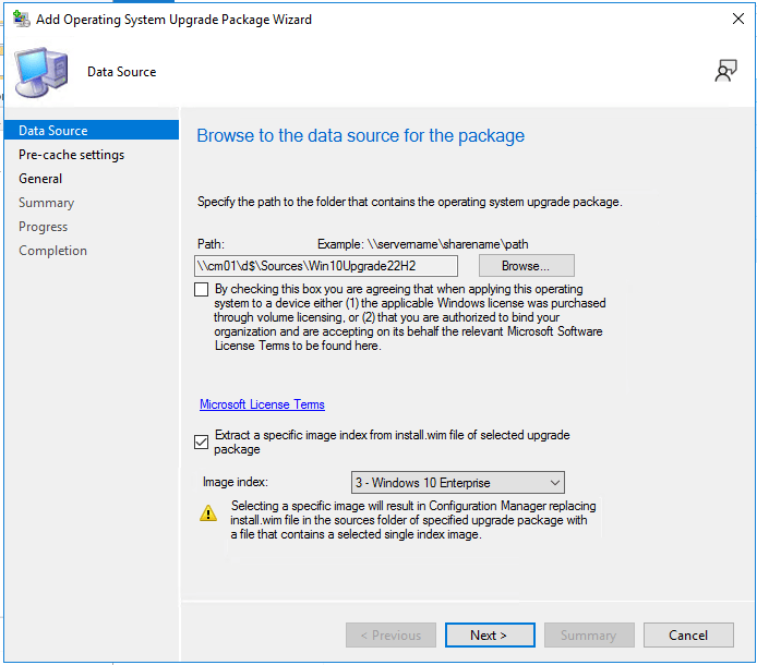 SCCM Windows 10 22H2