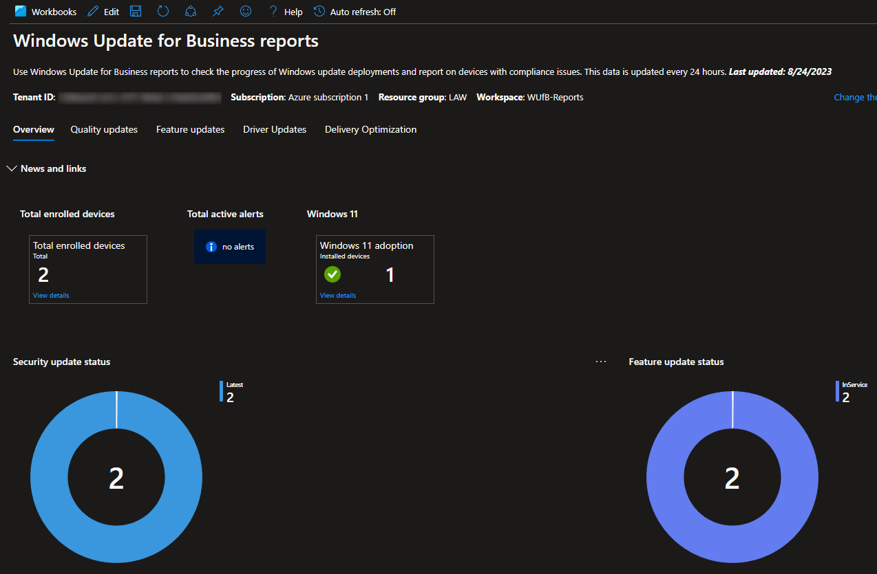 Windows Update for Business Reporting