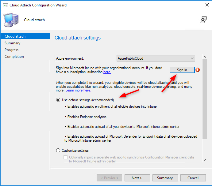 SCCM Cloud Attach