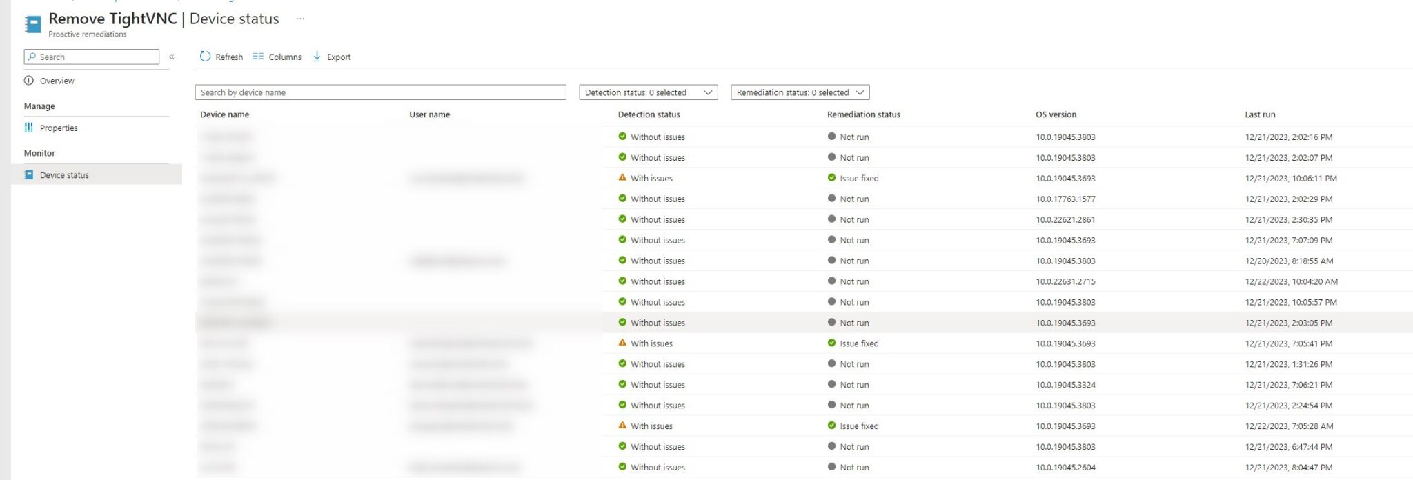 How to use intune remediation script
