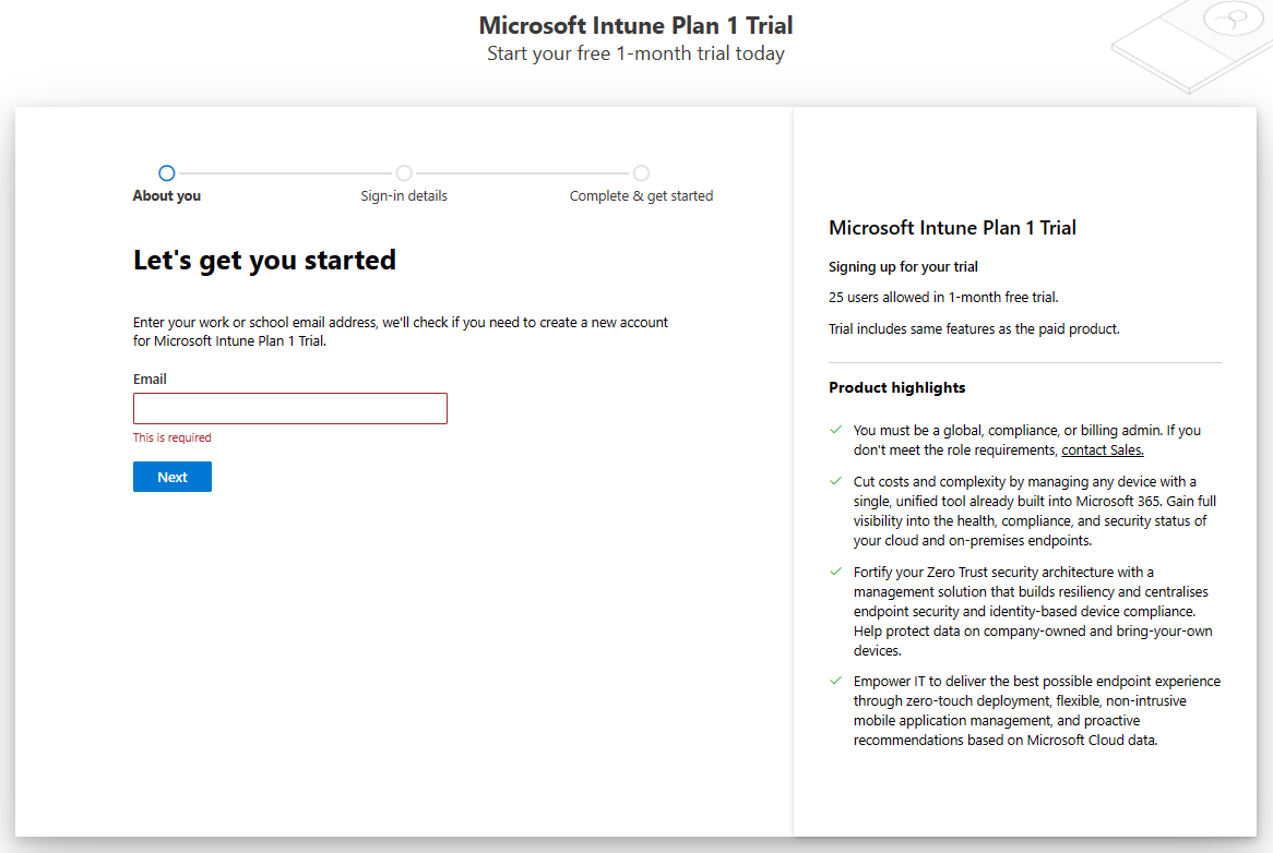 Microsoft Intune Setup