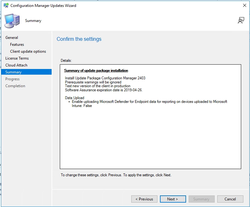 sccm 2403 upgrade