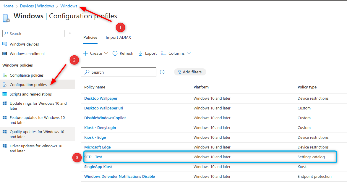 Migrate Group Policy Intune