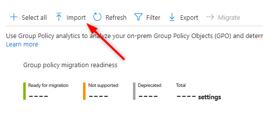 Migrate Group Policy Intune