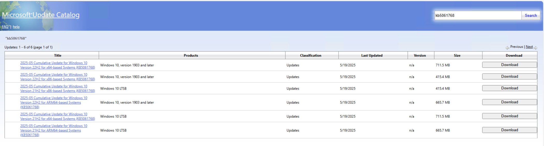 SCCM import out-of-band update