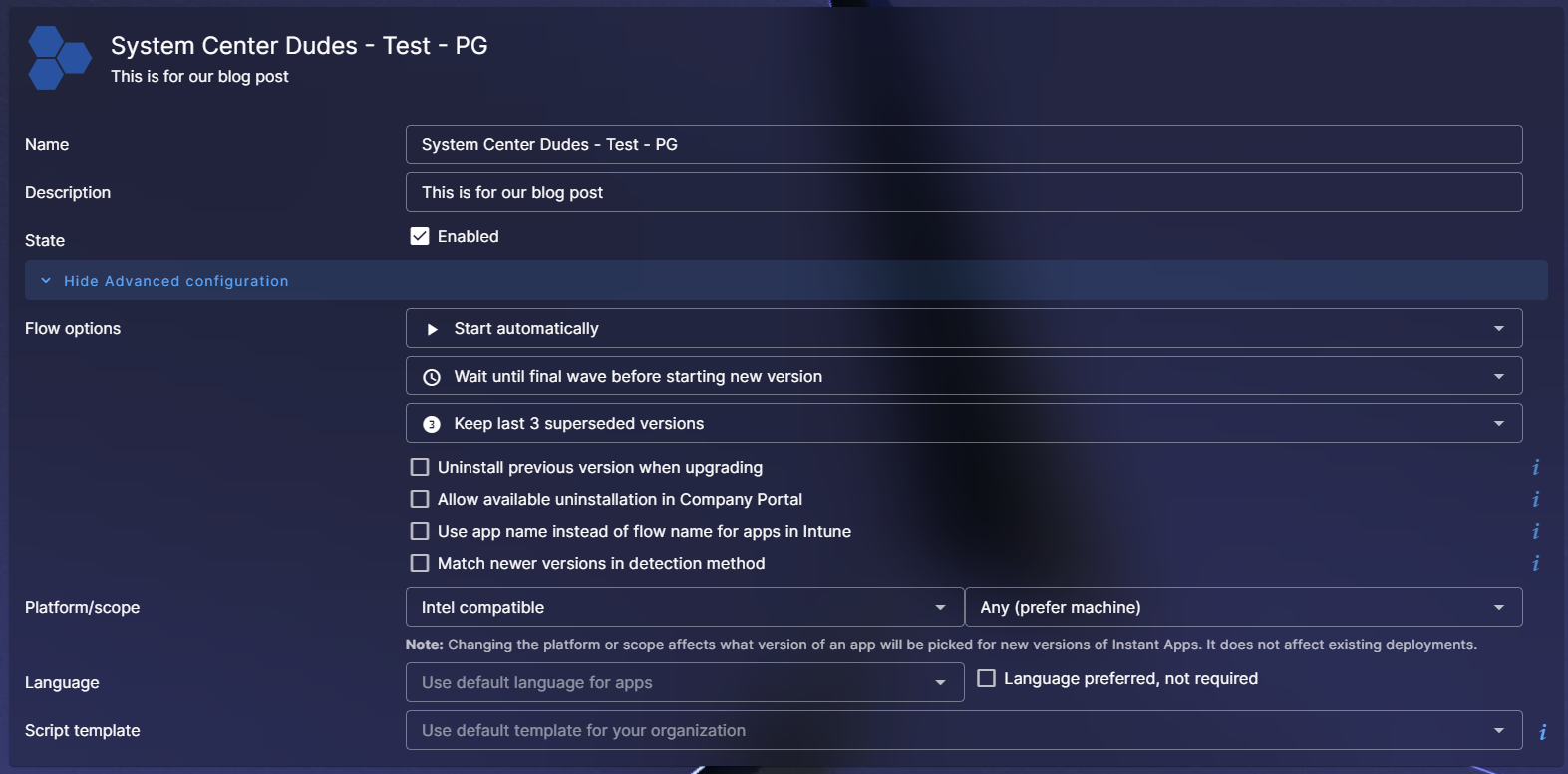 Robopack Application guide