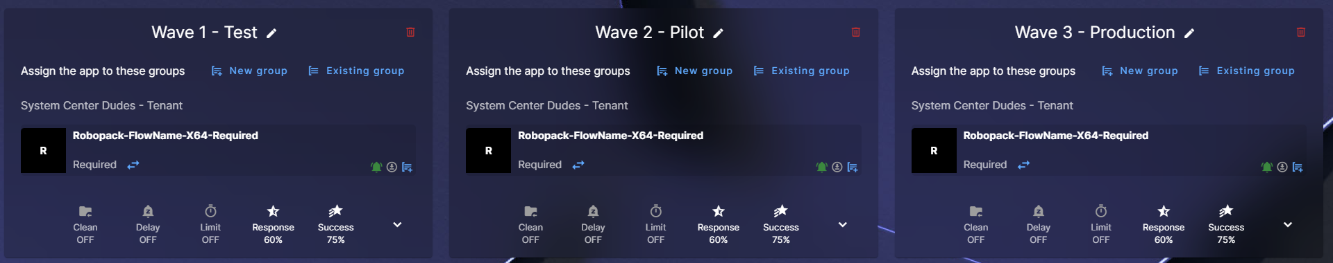Robopack Application guide