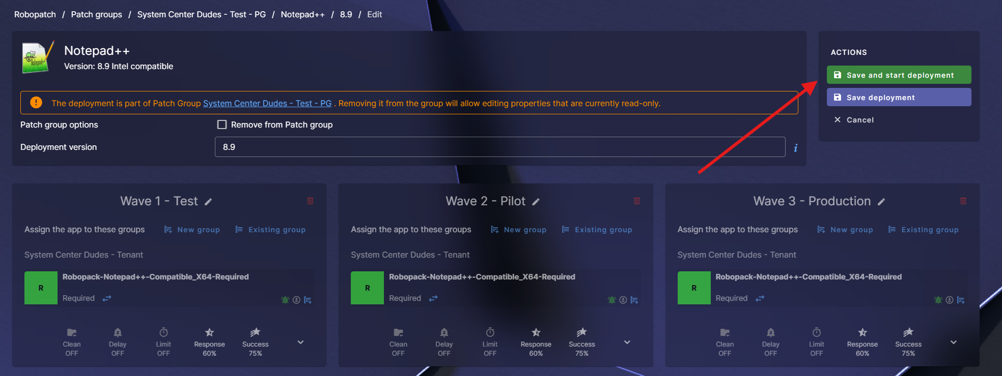 Robopack Application guide