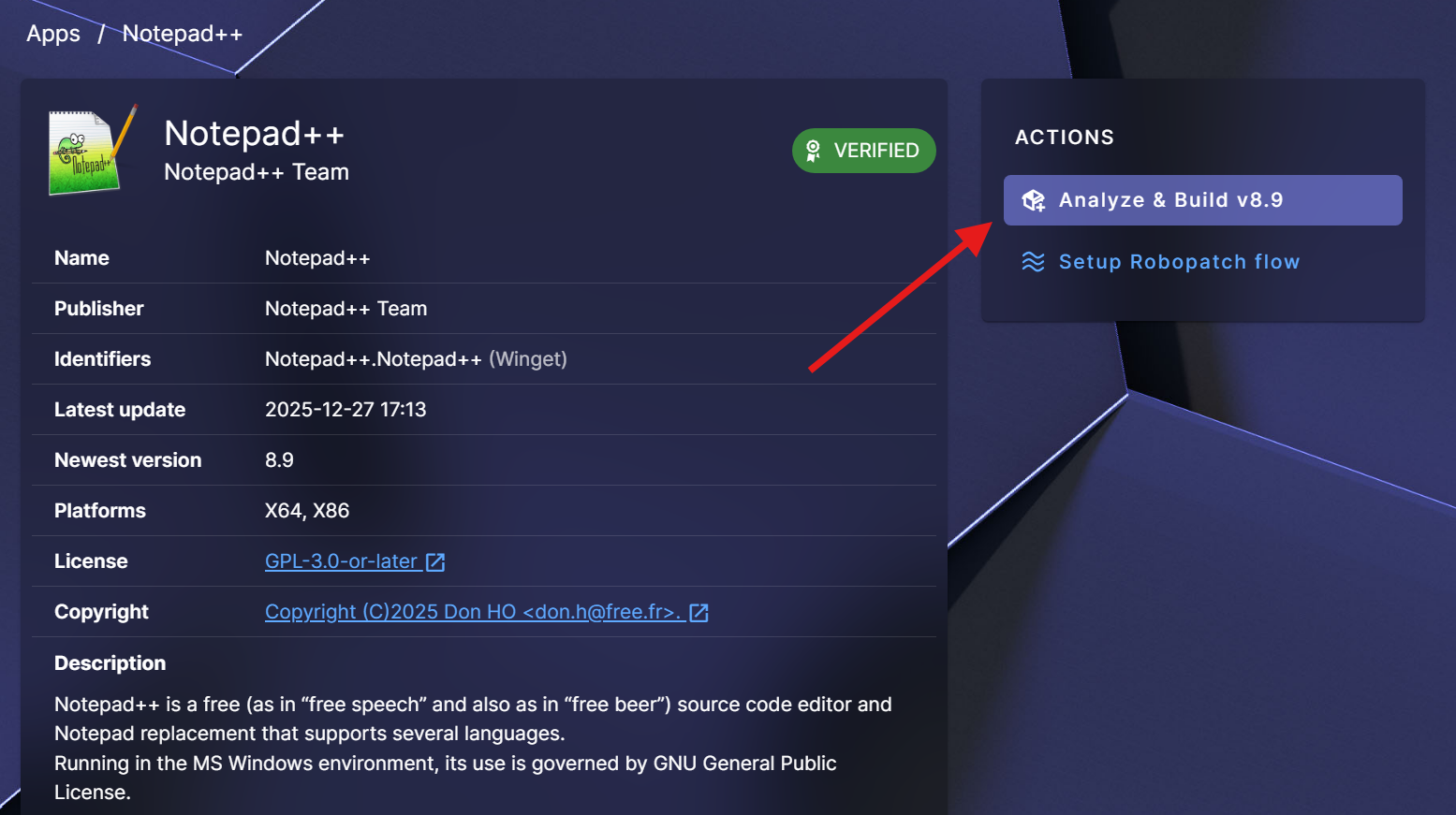 Robopack Application guide