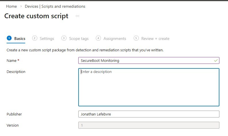 Intune Secure Boot Certificate
