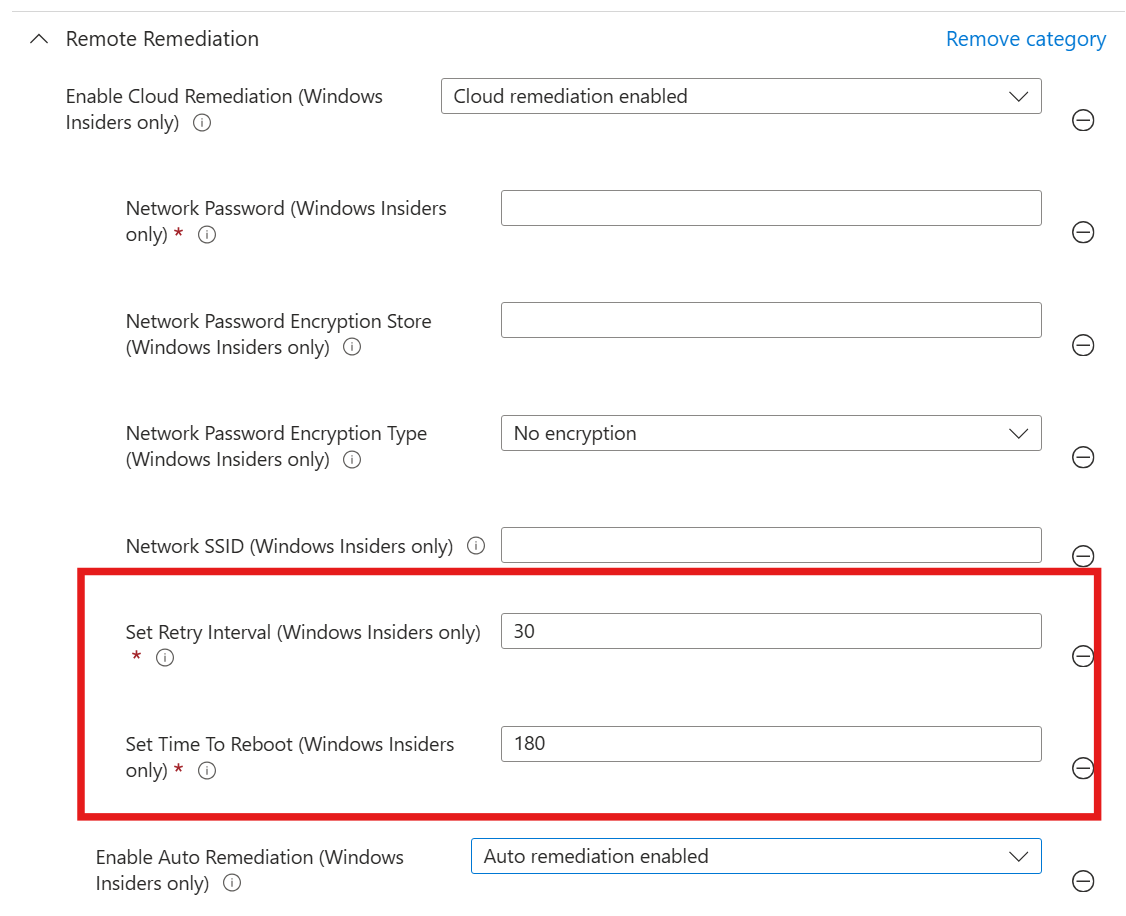 Intune Quick Machine Recovery