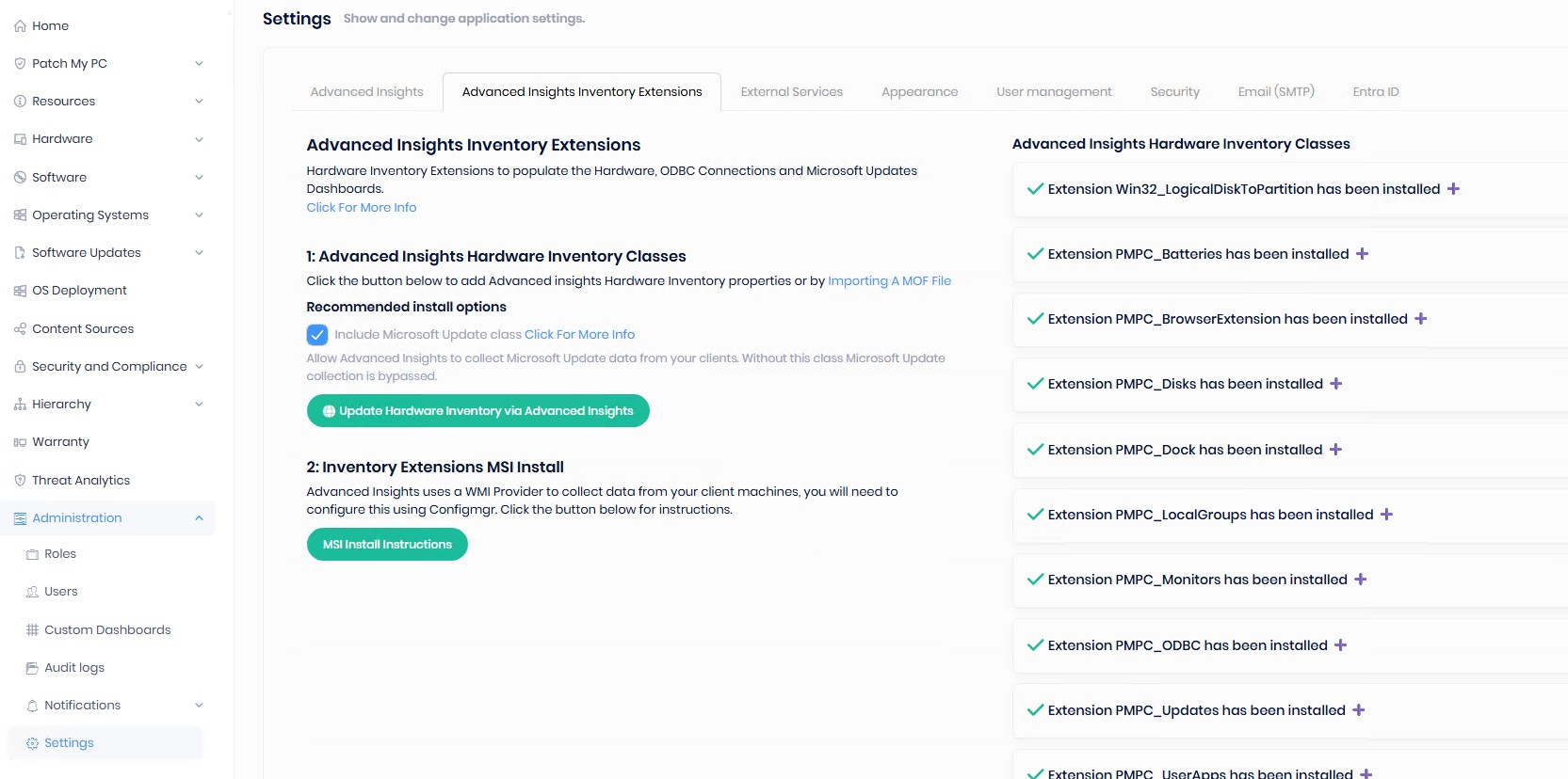 Patch My PC Advanced Insight Secure boot 
