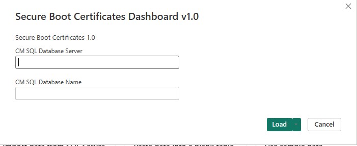 Secure Boot Certificates Power BI Dashboard