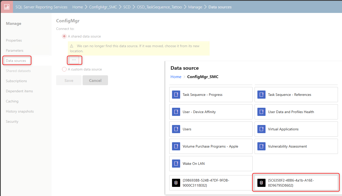 OSD Task Sequence information